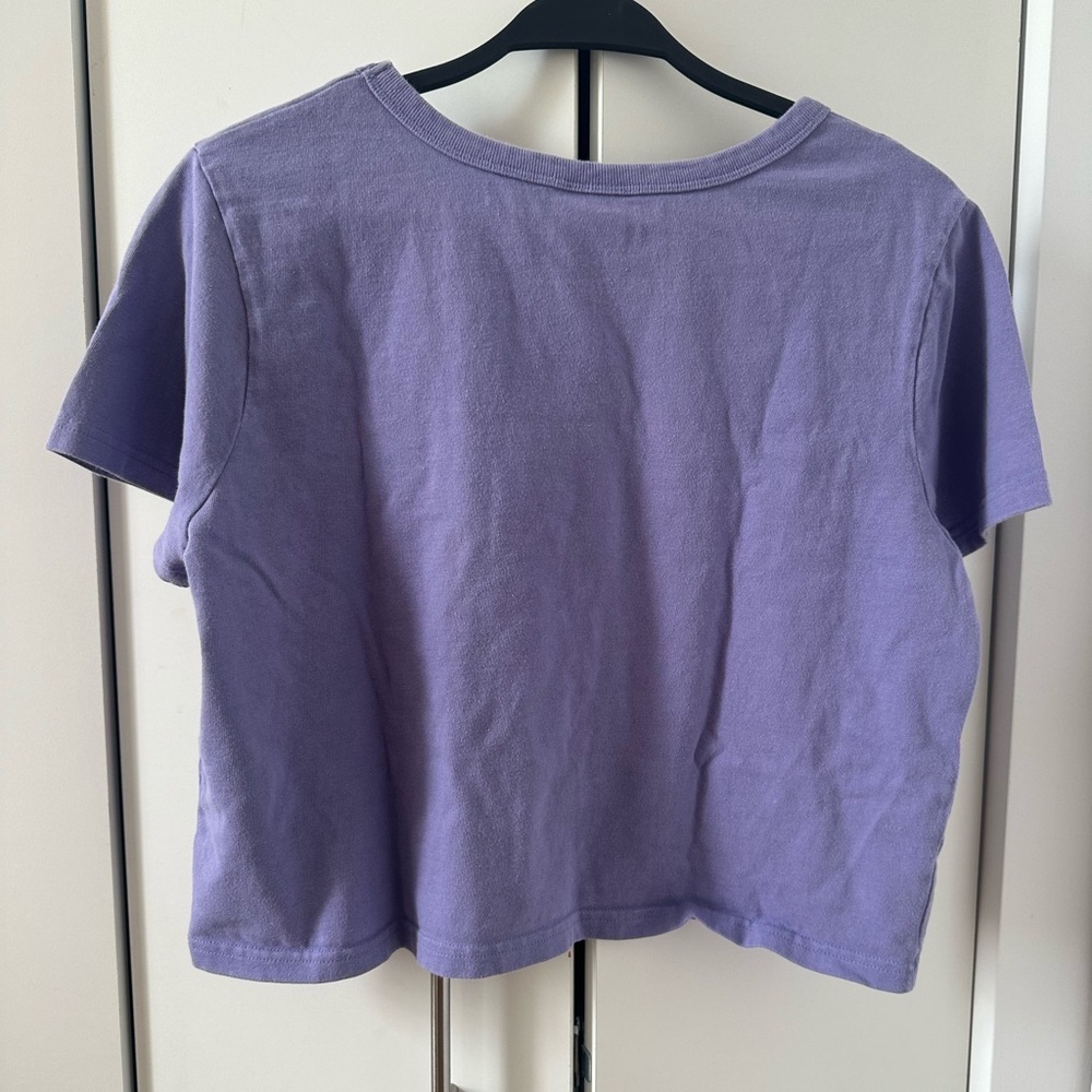 Champion Heritage Athletic Apparel Women's Crop Top Purple - Picture 2 of 4
